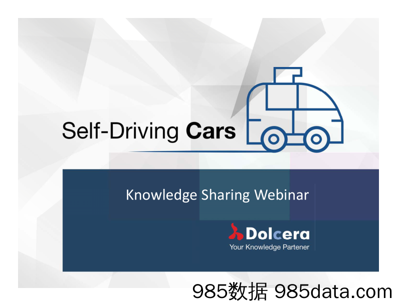 【汽车】Dolcera-自动驾驶汽车幻灯片演示（英文）