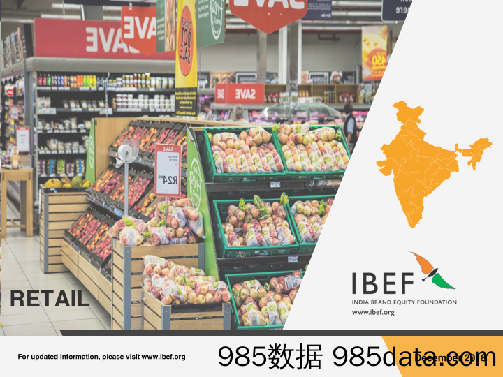 【零售】IBEF-印度零售业分析（12月）（英文）-2018.12