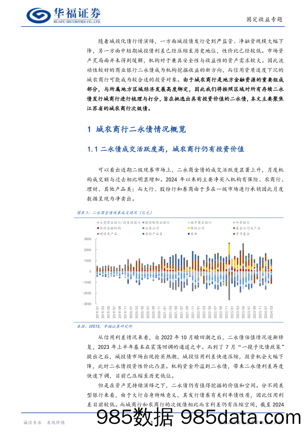 【华福固收】城农商次级债全梳理【江苏篇】-240331-华福证券插图3