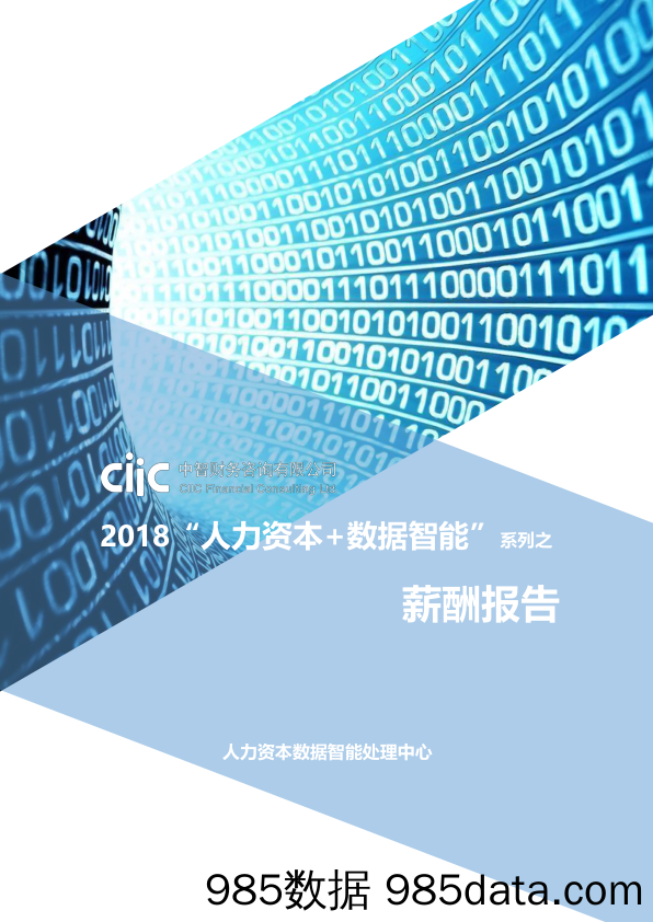 【营销-人力资源】CIIC-2018“人力资本 数据智能”系列之薪酬报告—互联网行业 v1-2018.12