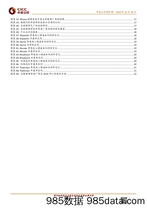 20181030-半导体行业系列：中国半导体~无线通信芯片，5G推动射频前端结构性增长-中金公司插图2