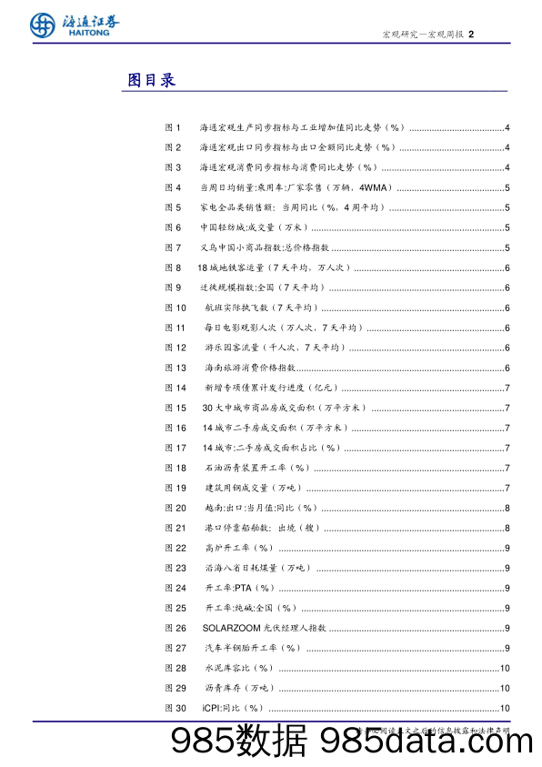 国内高频指标跟踪(2024年第11期)-240331-海通证券插图1