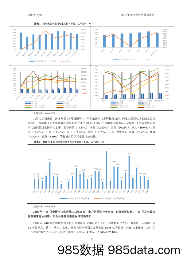 【电力】新世纪评级-电力行业2019年度信用展望-2019.1插图1