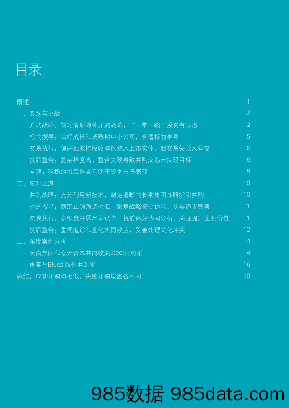 【企业】德勤-中国上市公司海外并购实践与挑战-2019.3插图1