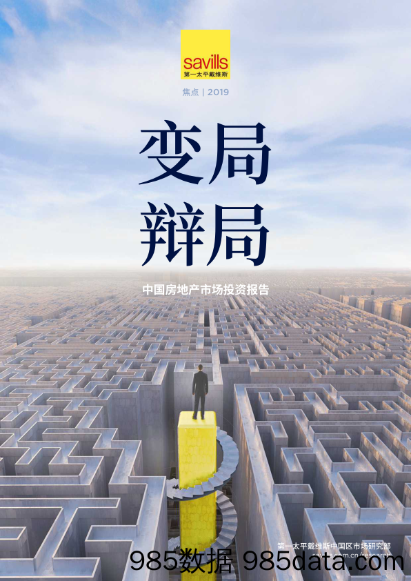 【地产】2019年中国房地产市场投资报告-第一太平戴维斯-2019.3