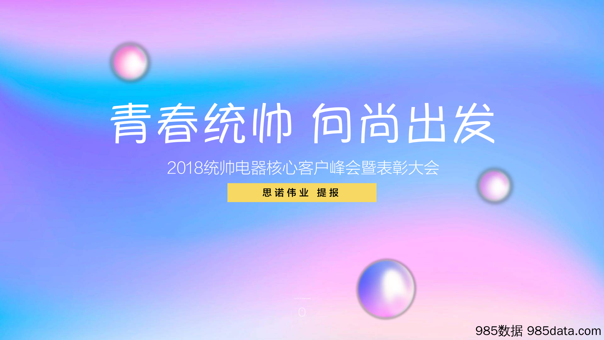 20190611-策划案-2018年统帅电器核心客户峰会暨表彰大会策划案