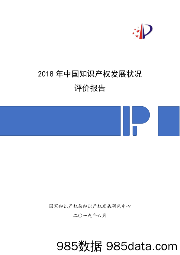 2018 年中国知识产权发展状况评价报告-国家知识产权局-2019.6