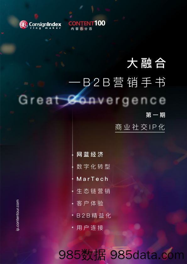 【营销】跨盈指数-大融合B2B营销手书：商业社交IP化-2019.7