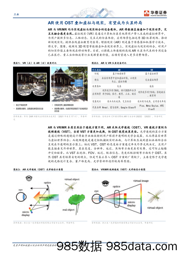 工业行业专题研究-XR设备探讨五：AR光学部件产业链-240410-华泰证券插图3