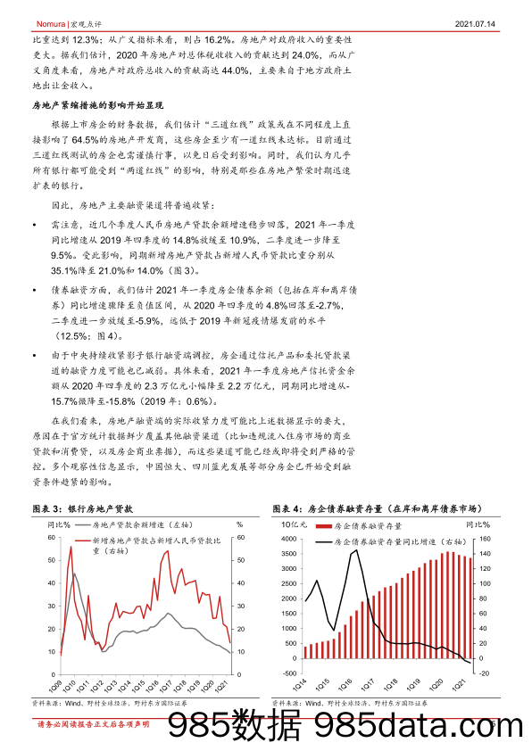 【乡振发展分析】宏观点评：中央政策立场，“定向紧缩+全面宽松”-20210714-野村东方国际证券插图4