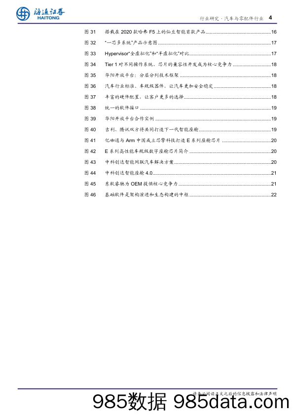 【汽车市场分析】汽车与零配件行业专题报告：（更新）软件定义汽车专题三，智能座舱，智能时代增量价值核心入口-20210128-海通证券插图3