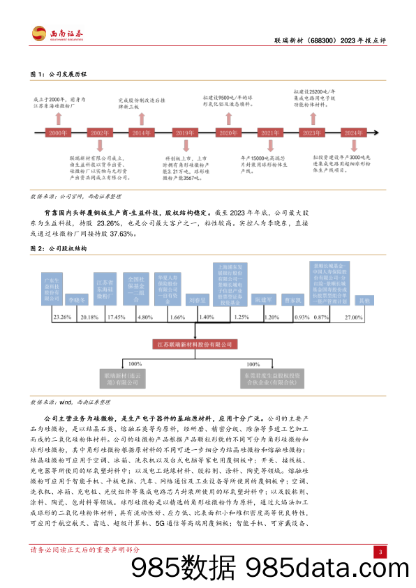 联瑞新材-688300.SH-产业链触底复苏、高端产品推出改善业绩-20240403-西南证券插图2