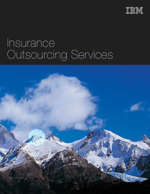 国际商业机器公司IBM_业务宣传册Brochure_T500C.com_Insurance Outsourcing