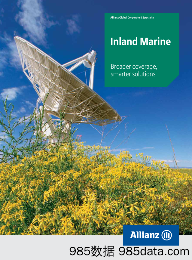 安联保险Allianz_业务宣传册Brochure_T500C.com_Inland Marine