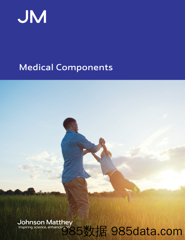 庄信万丰催化剂JohnsonMatthey_业务宣传册Brochure_T500C.com_Medical components