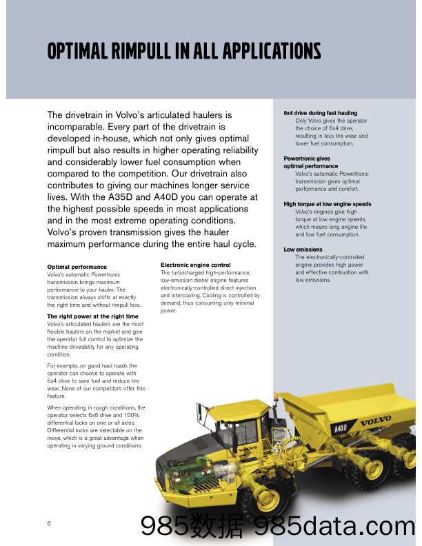 沃尔沃工程VolvoCE_产品宣传册Brochure_T500C.com_A35D A40D插图5