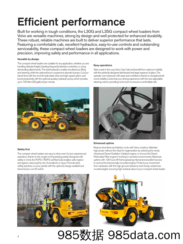 沃尔沃工程VolvoCE_产品宣传册Brochure_T500C.com_L30g L35g插图3