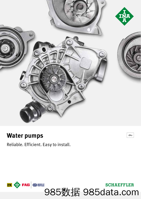 舍弗勒Schaeffler_产品宣传册Brochure_T500C.com_Water Pumps