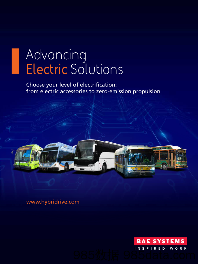 英国宇航系统BAE_业务宣传册Brochure_T500C.com_Advancing electric solutions