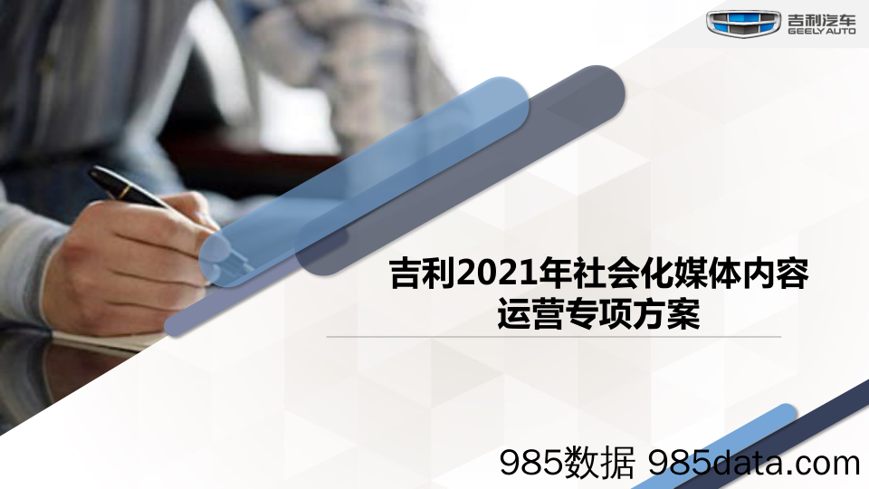 20211026-2021年吉利社会化媒体内容运营专项方案