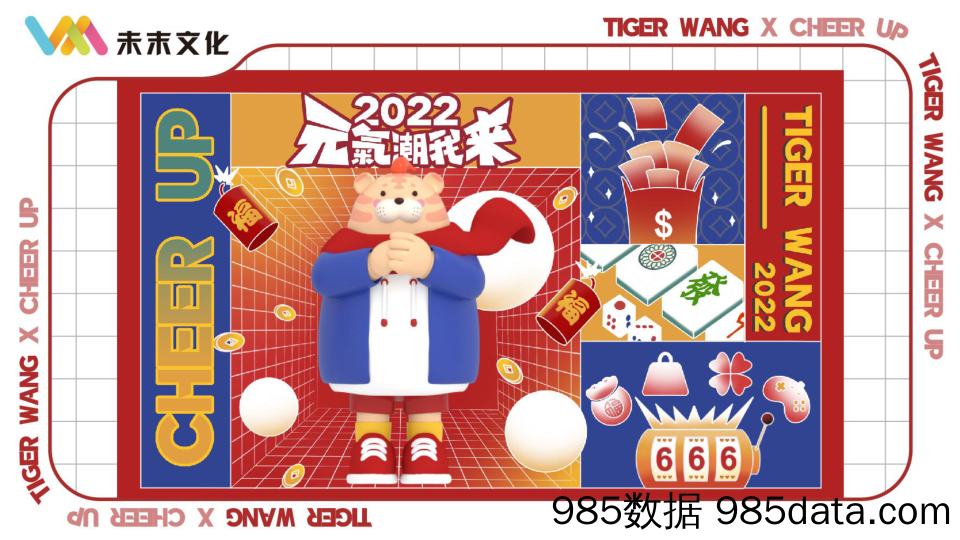 【元旦策划案例】2022【TIGER WANG之元气潮我来】圣诞春节新年虎年IP美陈方案插图