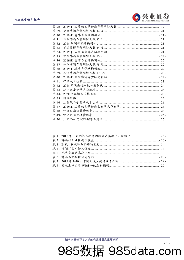 【酒市场研报】食品饮料行业：啤酒龙头公司利润释放加速-20200322-兴业证券插图2