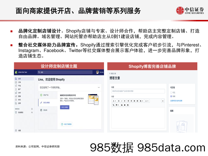 【社交电商】科技行业先锋系列报告83：Shopify，电商SaaS与服务龙头-20200513-中信证券插图5