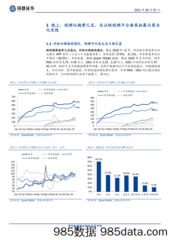 【影视综艺-市场研报】传媒行业：线上聚焦短视频变现主线，线下重视沉浸式娱乐消费-20210607-国盛证券插图5