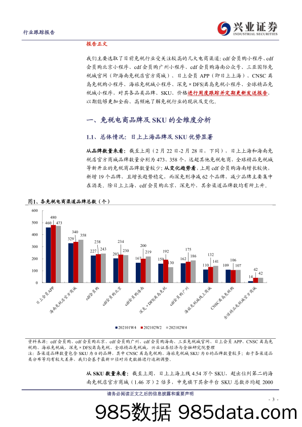 【最新品牌研报】休闲服务行业免税电商系列专题第三期：cdf广州品牌稳定增长，海南各店整体价格较优-20210305-兴业证券插图2