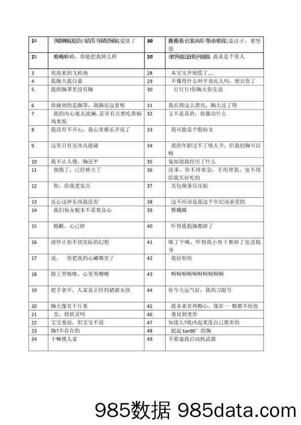 【直播话术】直播常用话术-土味情话2插图1