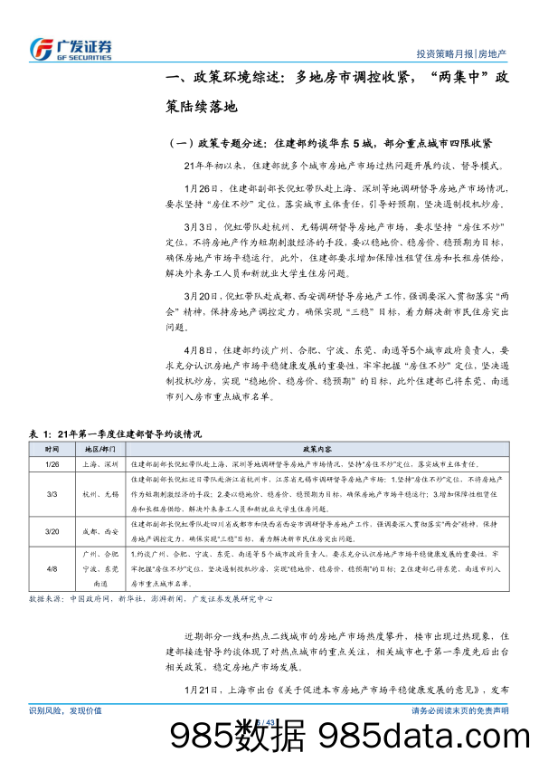 【地产最新研报】房地产行业2021年3月行业月报：市场热度边际微降，需求端韧性总体延续-20210420-广发证券插图5