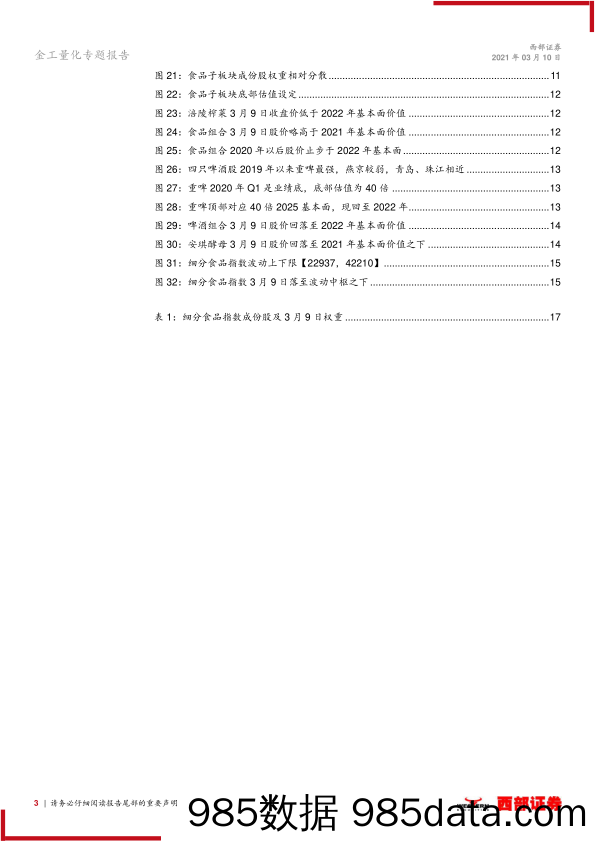 【食品饮料-研报】主动量化行业研究：调整后如何配置食品饮料-20210310-西部证券插图2