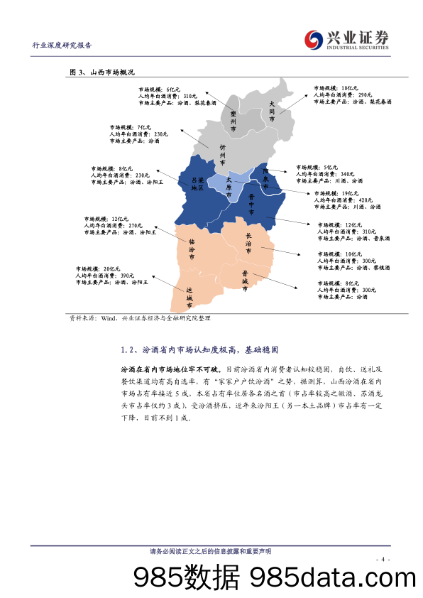 【食品饮料-研报】食品饮料行业白酒端午专题之山西：省内市场逐步修复，清香龙头蓄势待发-20200623-兴业证券插图4