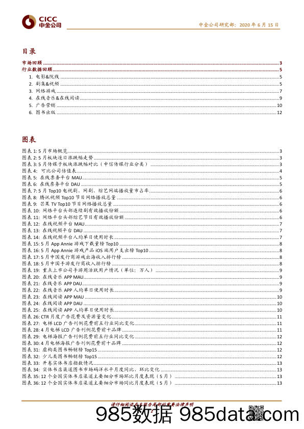 【出口贸易】传媒互联网行业数据月报：游戏出海市场收入持续增长，梯媒需求逐渐好转-20200615-中金公司插图1