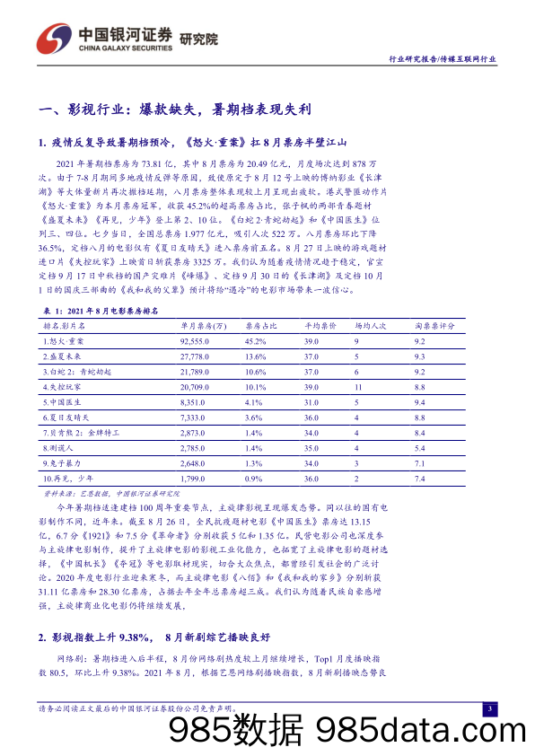 【游戏市场研报】传媒互联网行业8月行业动态报告：游戏行业进一步健全未成年防沉迷监管机制-20210903-银河证券插图2