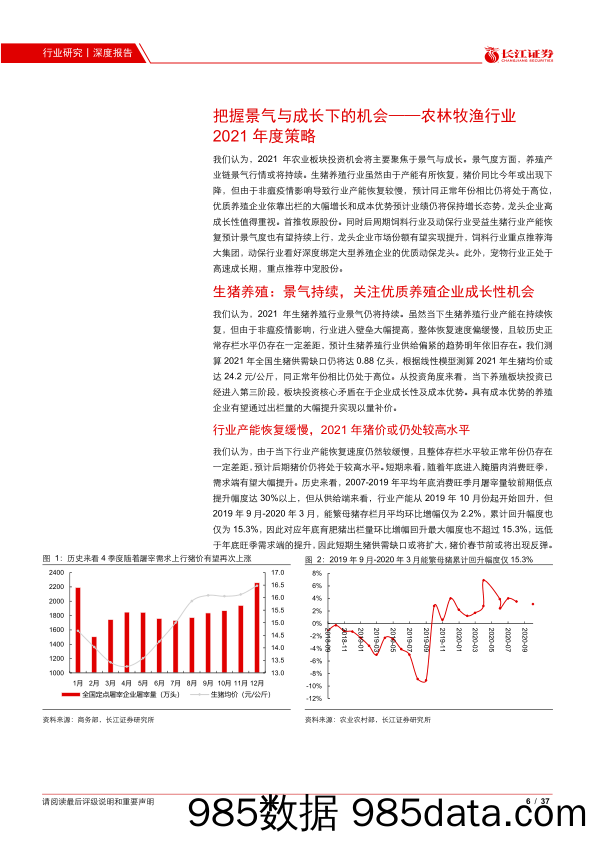 【农林牧渔-研报】农林牧渔行业2021年度策略：把握景气与成长下的机会-20201221-长江证券插图5