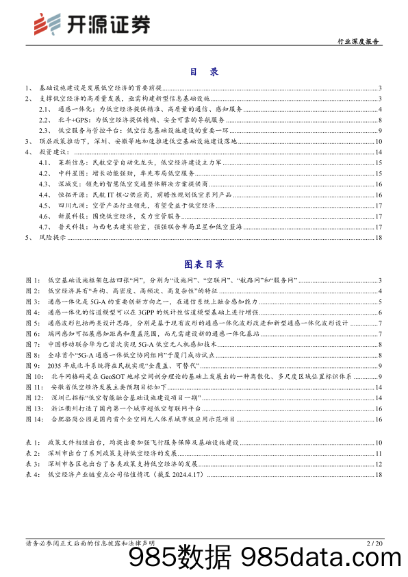 计算机行业深度报告：低空经济腾飞，基础设施先行-240418-开源证券插图1