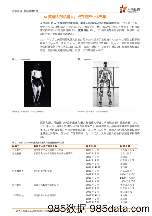 非金属新材料行业报告：AI赋能人形机器人，PEEK及碳纤维或迎新增长极-240416-天风证券插图4