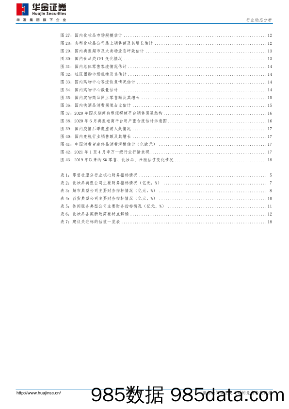 【零售 新零售-研报】商贸零售行业年报季报小结及前瞻：超市百货电商各有掣肘，持续关注化妆品及免税机遇-20210507-华金证券插图3