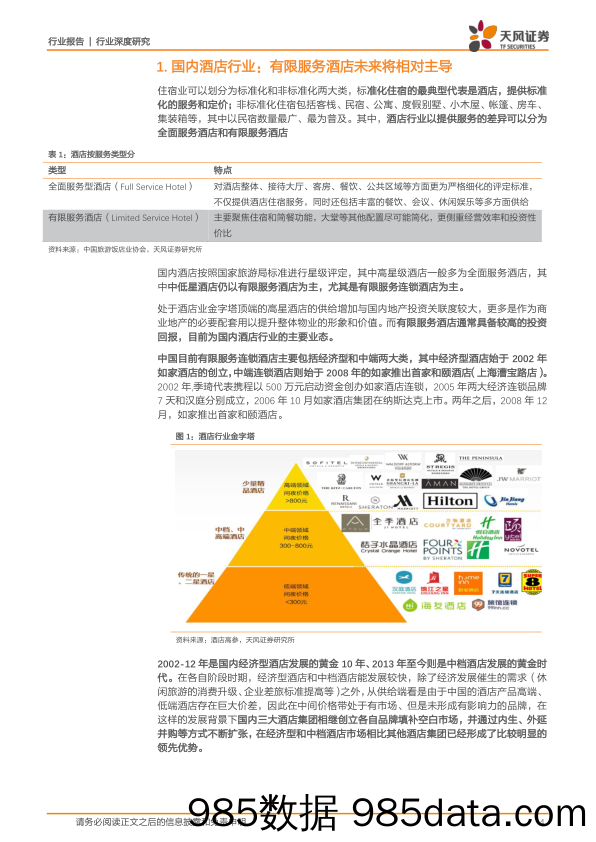 【酒店市场研报】酒店行业深度研究：重视成长，弱化周期，行业头部集中化趋势显著-20200306-天风证券插图3