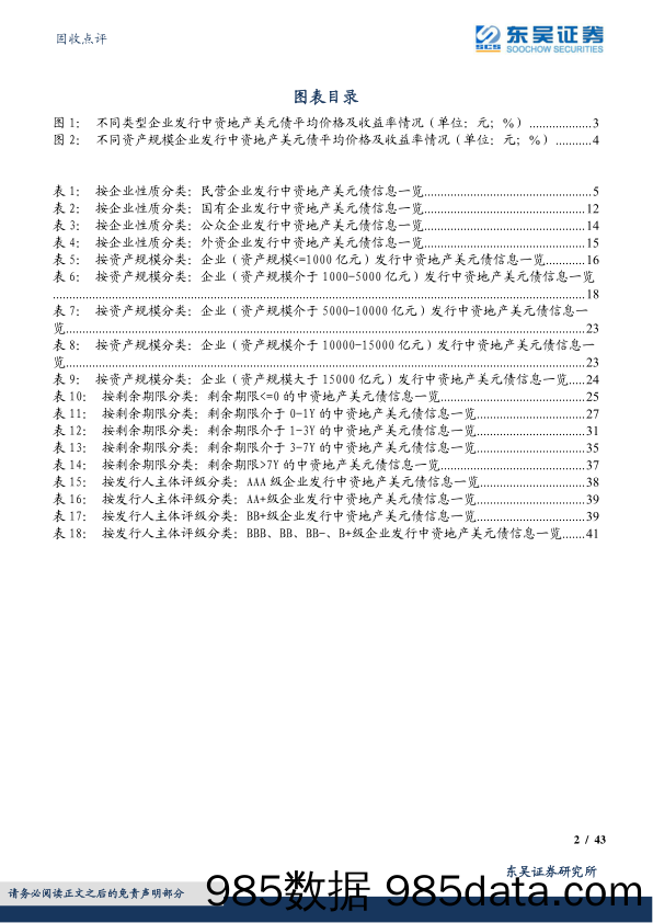 固收点评：中资地产美元债数据跟踪半月报-20221119-东吴证券插图1