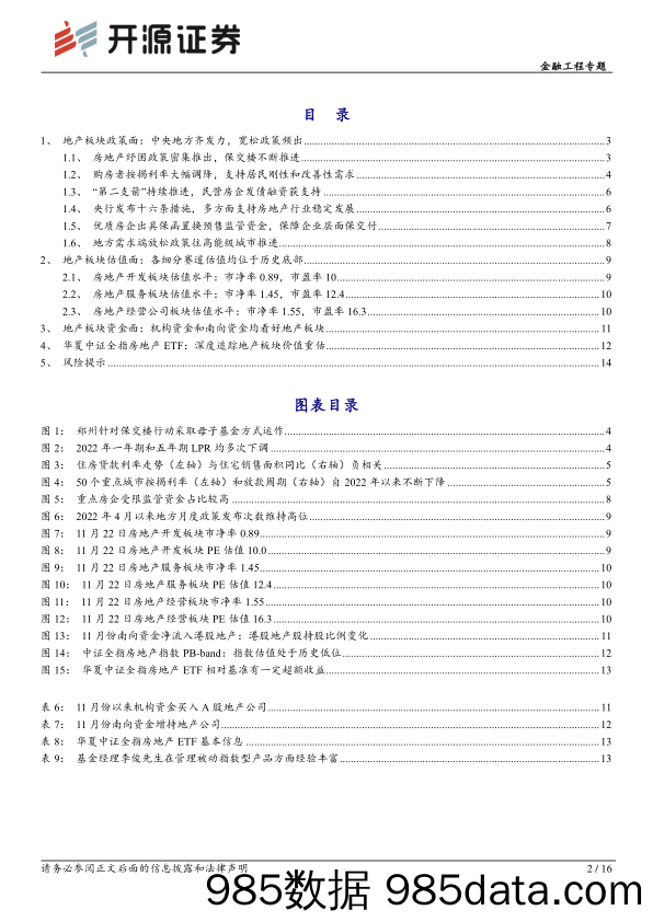 工具化产品研究系列（16）：地产板块政策反转，价值重估仍在途-20221124-开源证券插图1