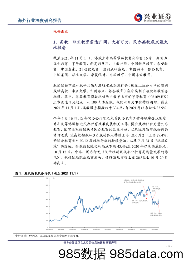 海外教育行业2022年度策略：职业教育前途广阔，大有可为-20211115-兴业证券插图5