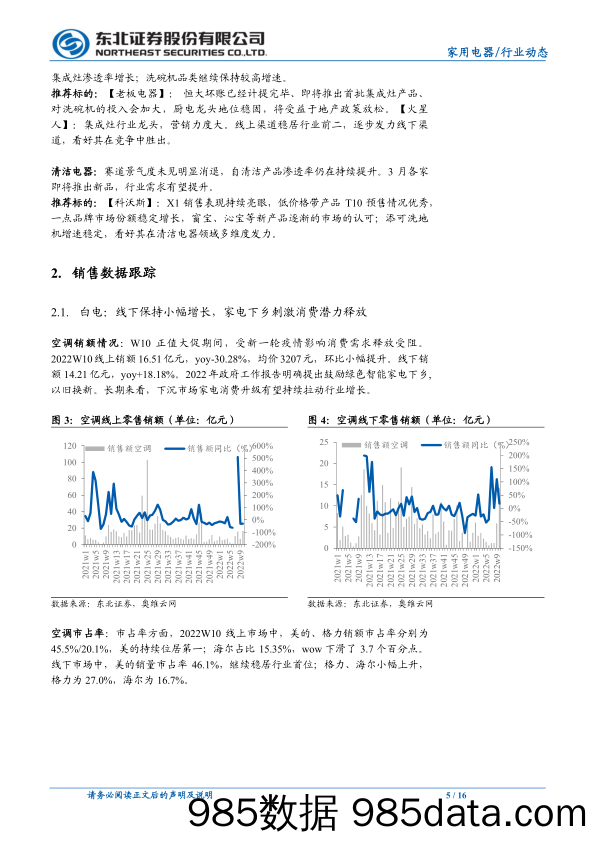 【家电市场报告】家用电器行业：原材料价格有所回落，家电板块否极泰来-20220313-东北证券插图4