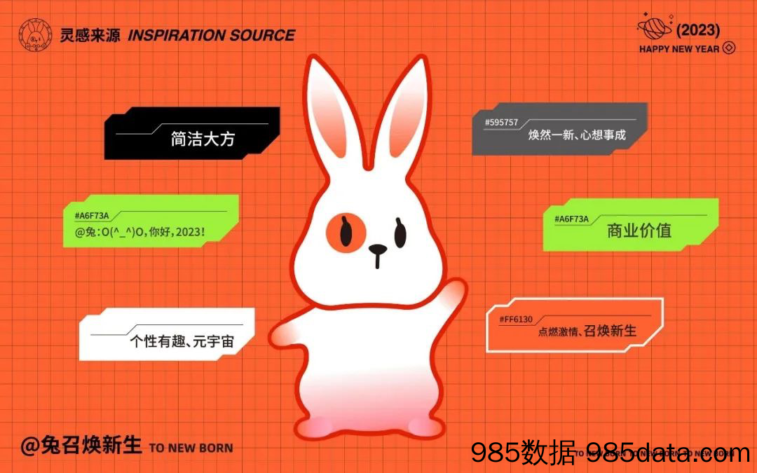 【圣诞活动案例】2023召焕新生兔年圣诞新年美陈包装设计方案