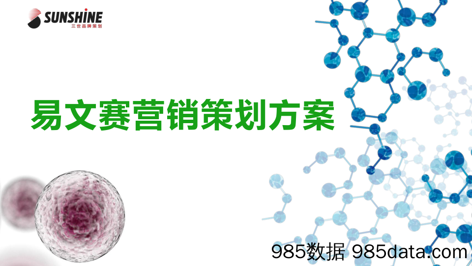 【医疗大健康营销案例】2021易文赛营销策划方案