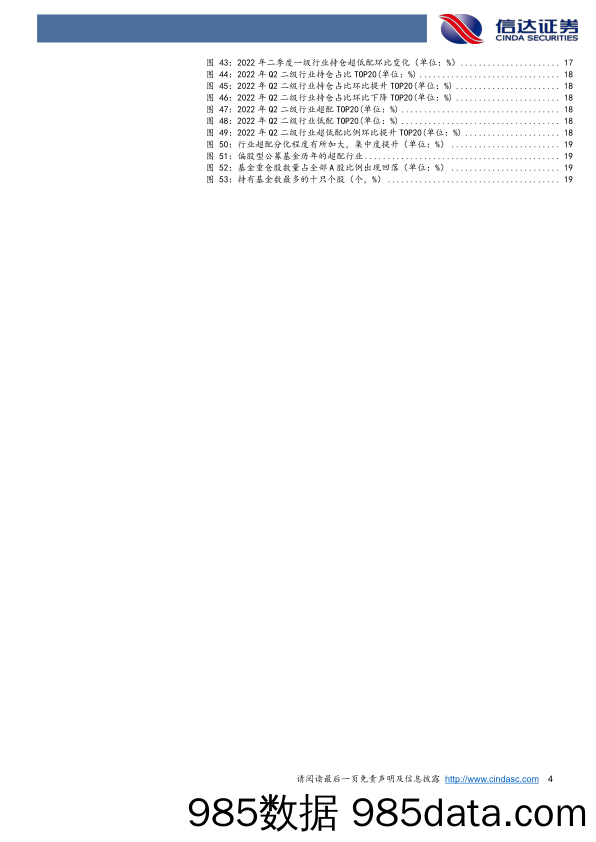 【股票基金市场】2022年二季度公募基金持仓分析：基金Q2加仓消费新能源，减仓金融地产-20220724-信达证券插图3