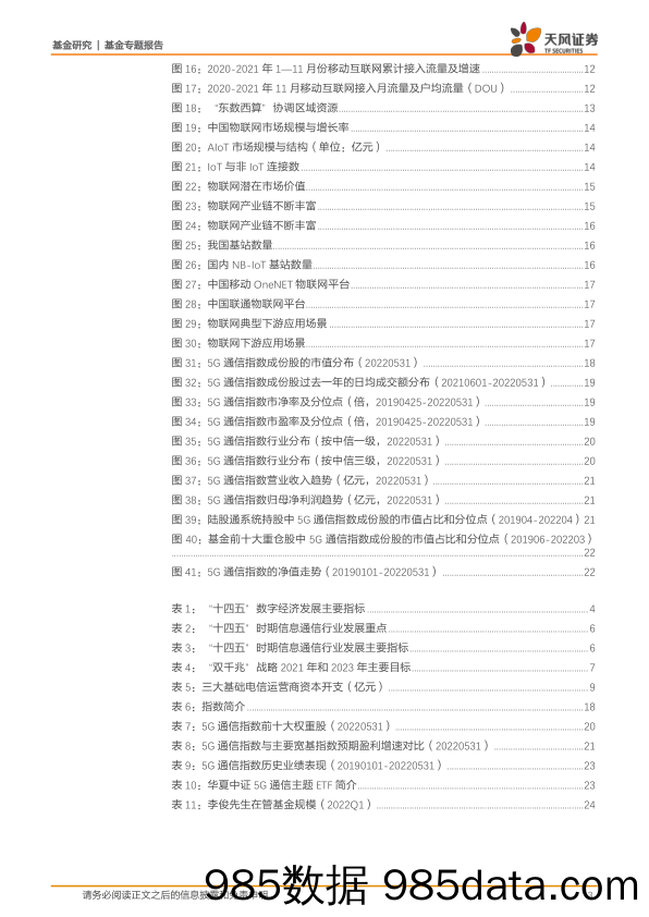 【股票基金市场】基金专题报告：数字经济核心支撑，通信产业链迎发展新机遇-20220607-天风证券插图2