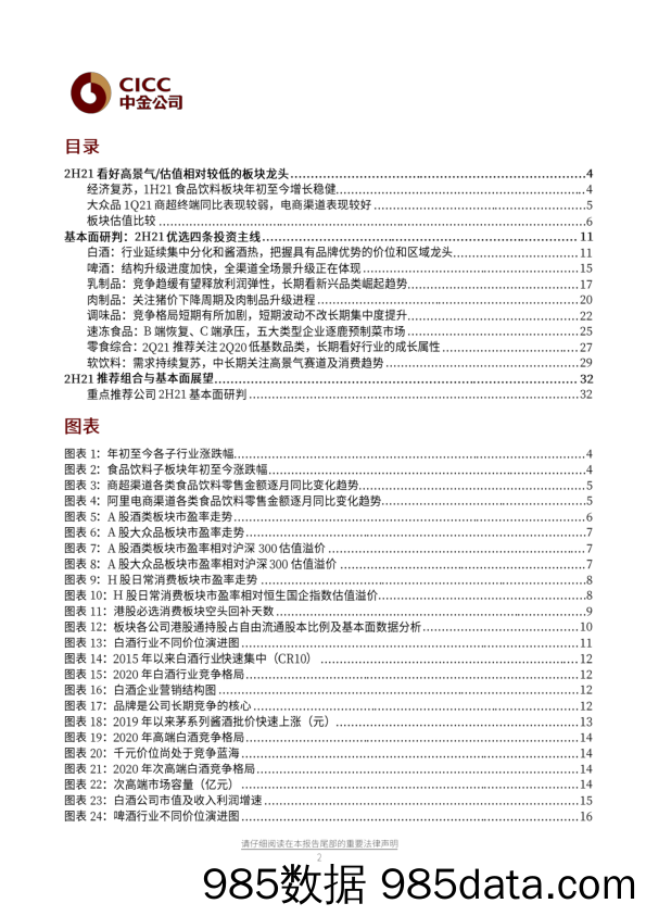 【餐饮外卖-研报】食品饮料行业2H21投资策略：高端白酒稳健、次高端盈利存弹性，餐饮供应链高成长-20210623-中金公司插图1