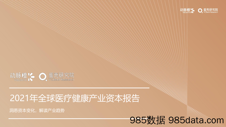 【医疗行业研报】2021年全球医疗健康产业资本报告